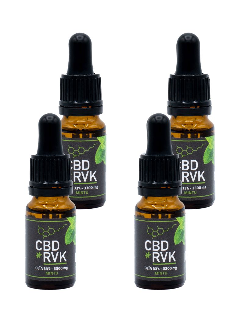 4 pcs Premium Oil 33% with mint