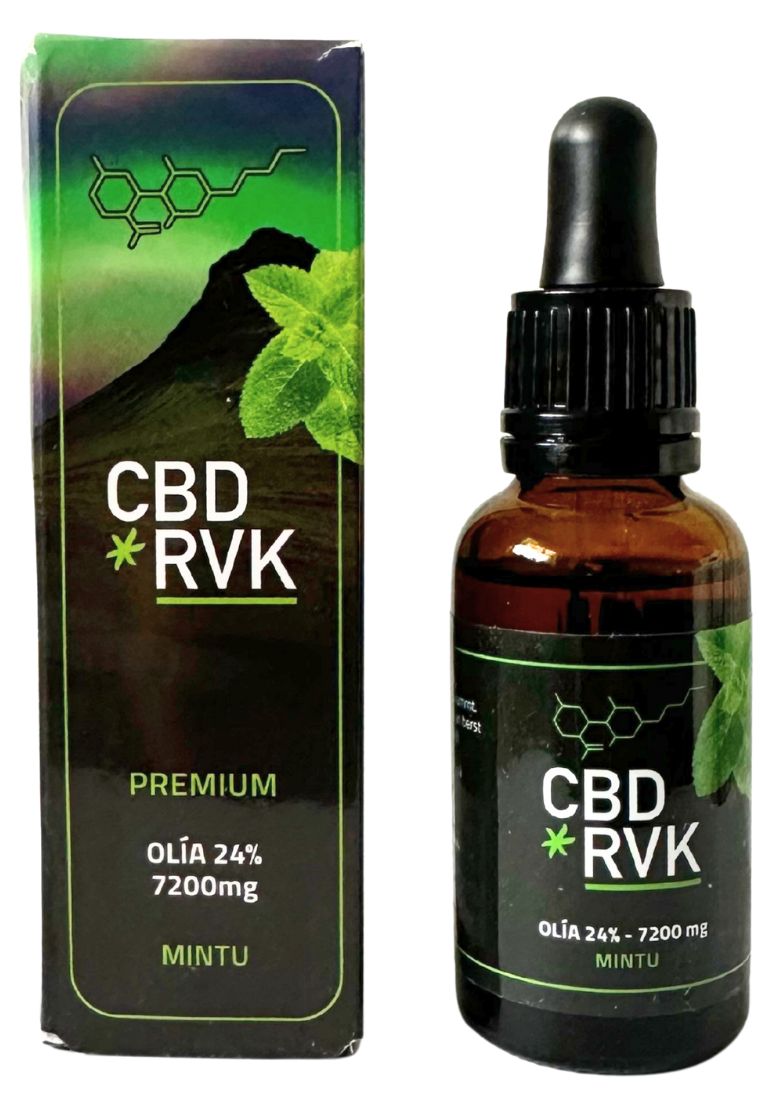 Premium CBD Oil / 24% 7200mg Large / 30ml / Mint