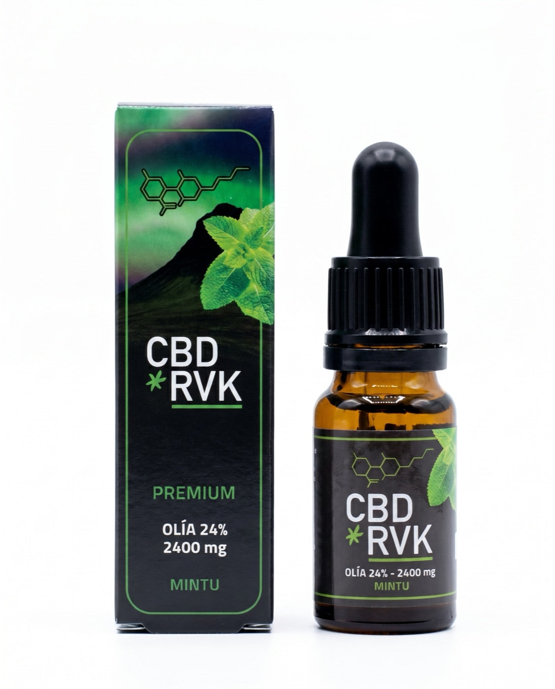 Premium CBD Oil / 24% 2400mg / 10ml / Mint