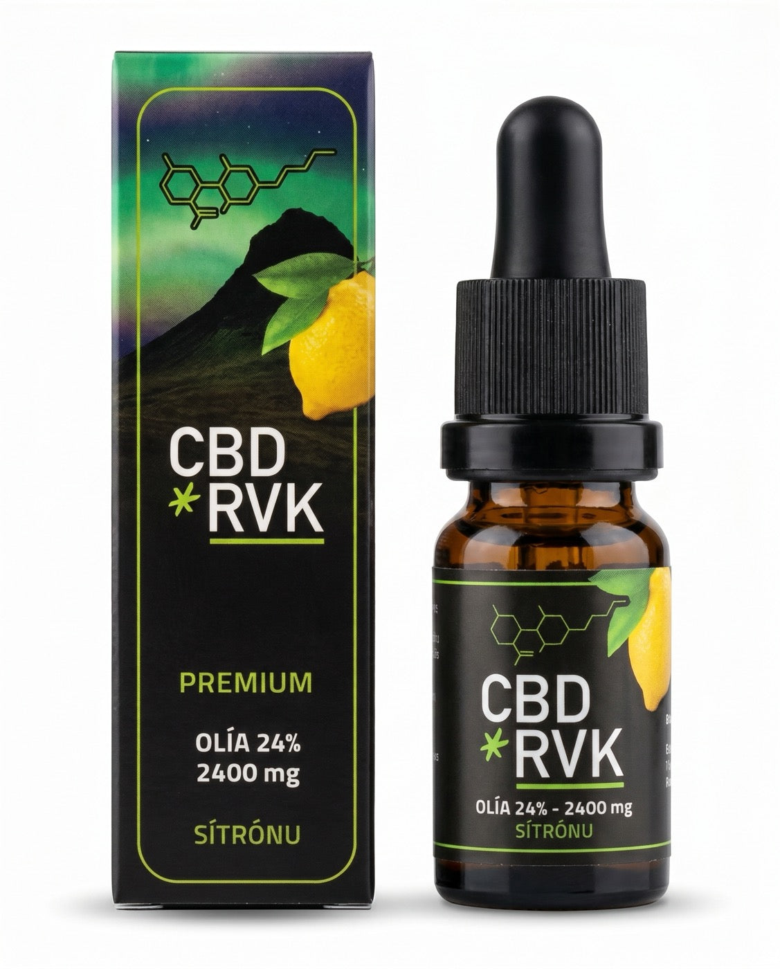 Premium CBD Oil / 24% 2400mg / 10ml / Lemon
